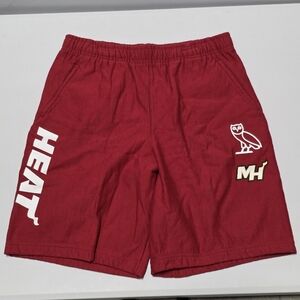 OVO X Miami Heat Red Men's Shorts